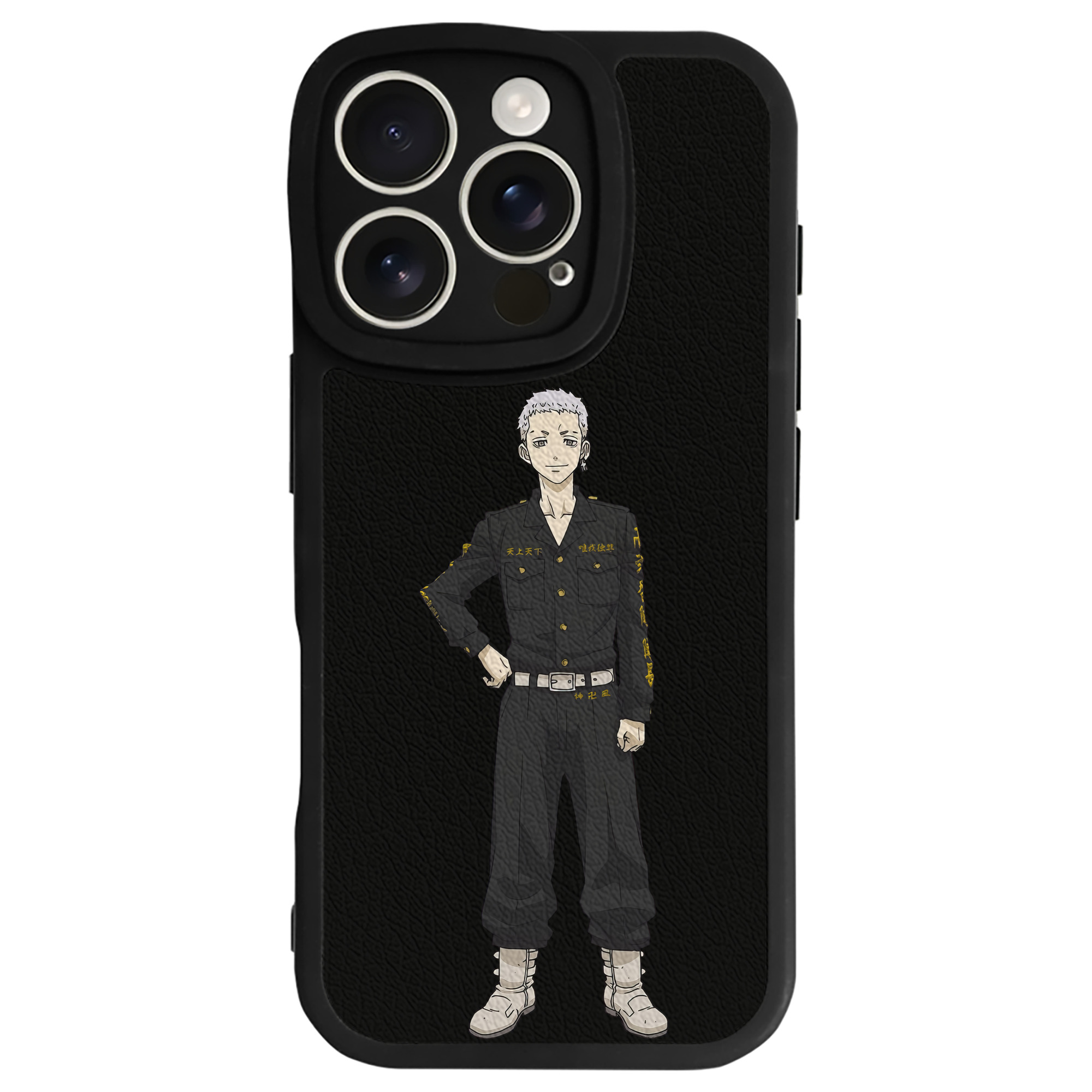 （画像用） 東京リベンジャーズ Tokyo Revengers 【iPhone 16シリーズ対応】シリコンスマホケース（レザー調） 材質：シリコン